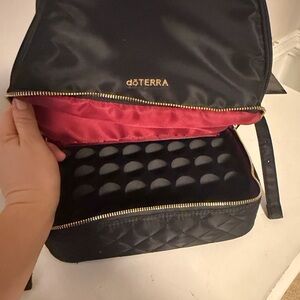 doTERRA Black Quilted Backpack | Branded Essential Oil Bag Travel Pack